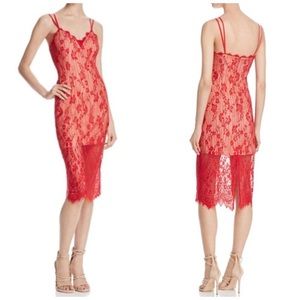 Keepsake Love Affair Red Lace Dress NEW